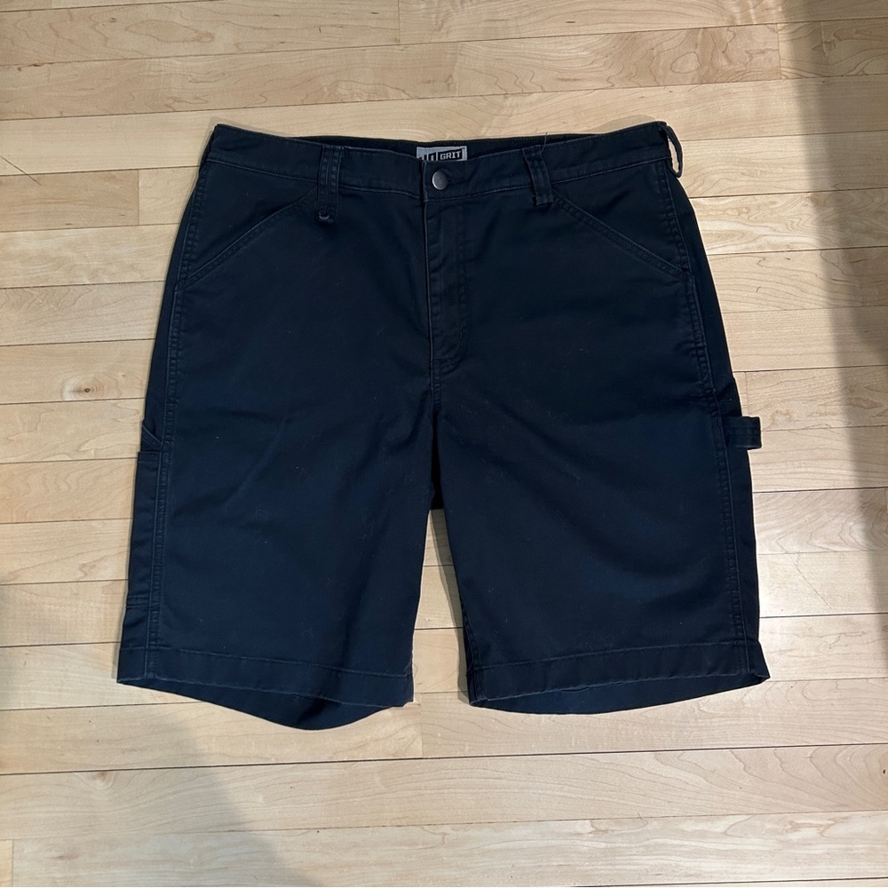 40 Grit by Duluth Trading company black cotton shorts size 14